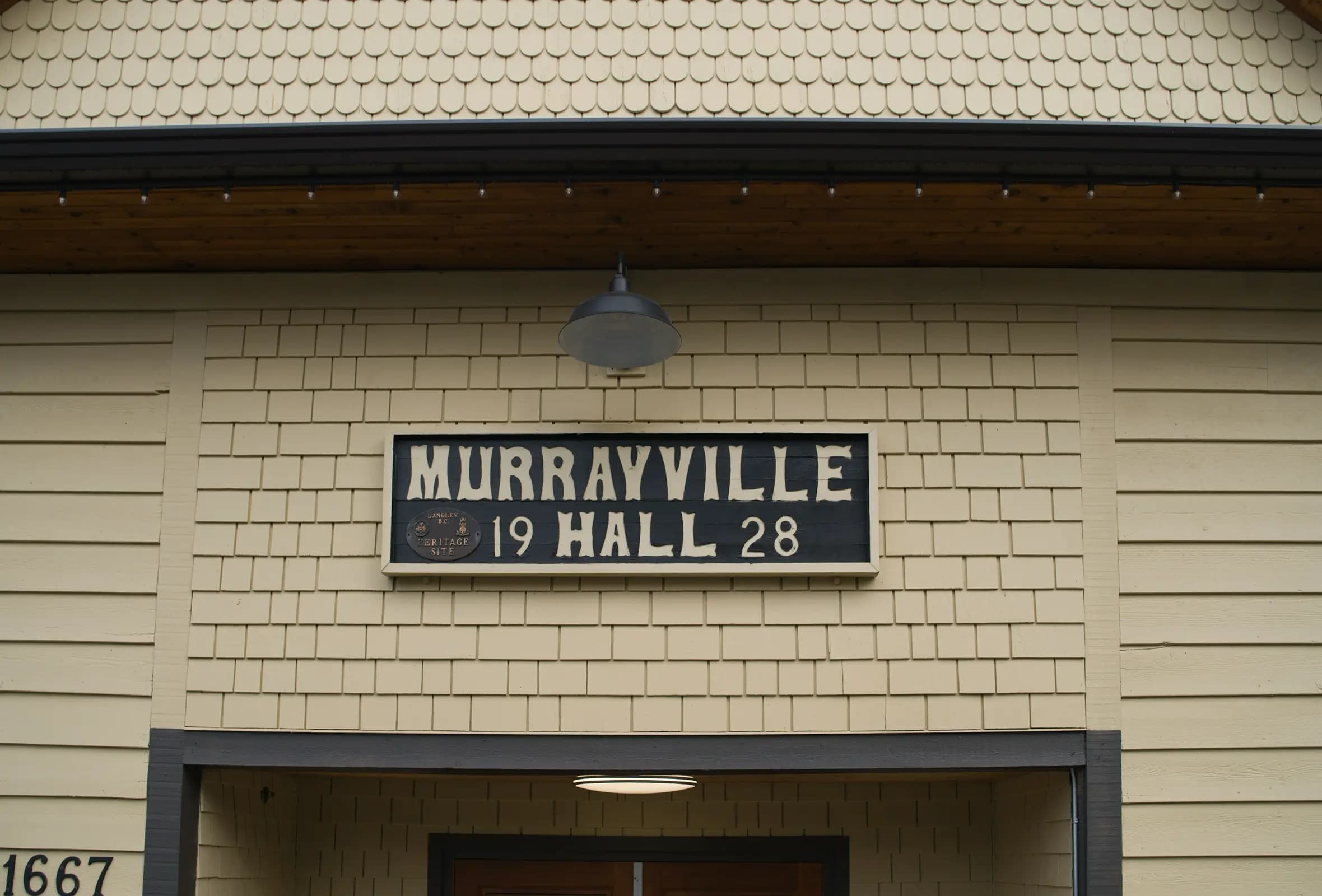 Murrayville Hall interior showing event space